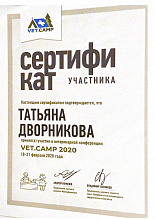 Дворникова Татьяна 18-21.02.2020