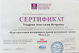 Уварова Анастасия Игоревна 26-30.03.2019
